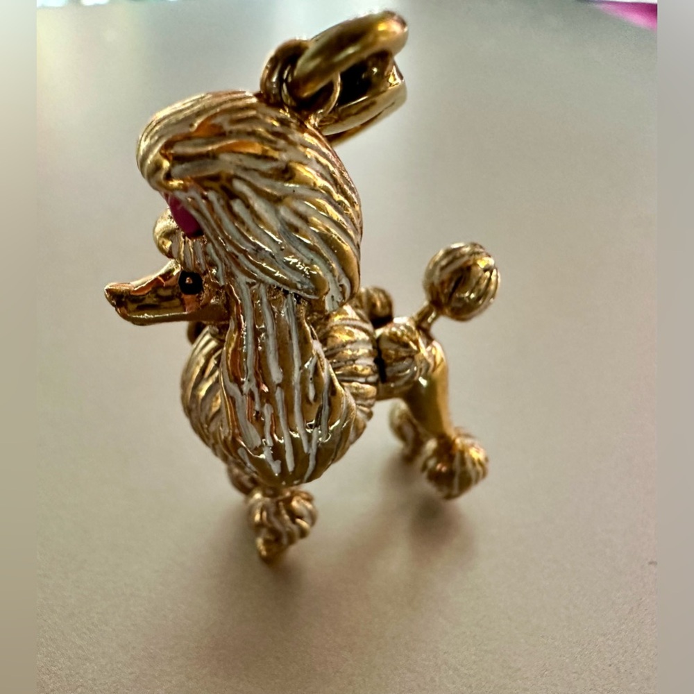 Juicy Couture High Fashion LionTrim Poodle Charm